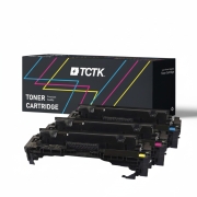 Kompatibler Ersatz für Multipack (3) Toner CMY (ohne Schwarz) Kompatibel mit HP Color Laserjet Canon LBP - Ersetzt 410X (CF411X) / CRG-046H (1253C002)